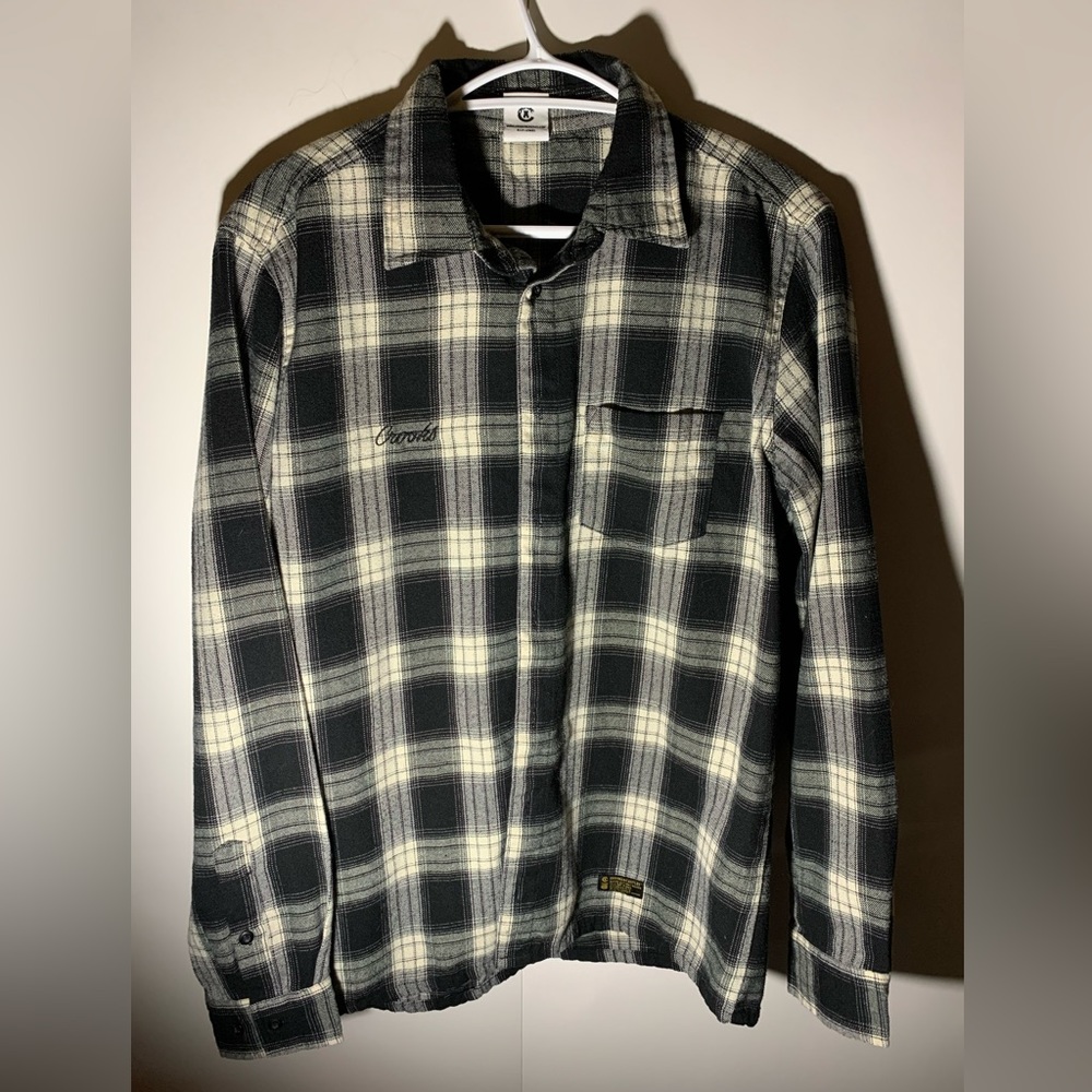 Crooks and castles “no retreat, no surrender” flannel shirt